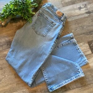 LEVIS 515 Medium Wash Bootcut Jeans, Size 12, 27” Inseam